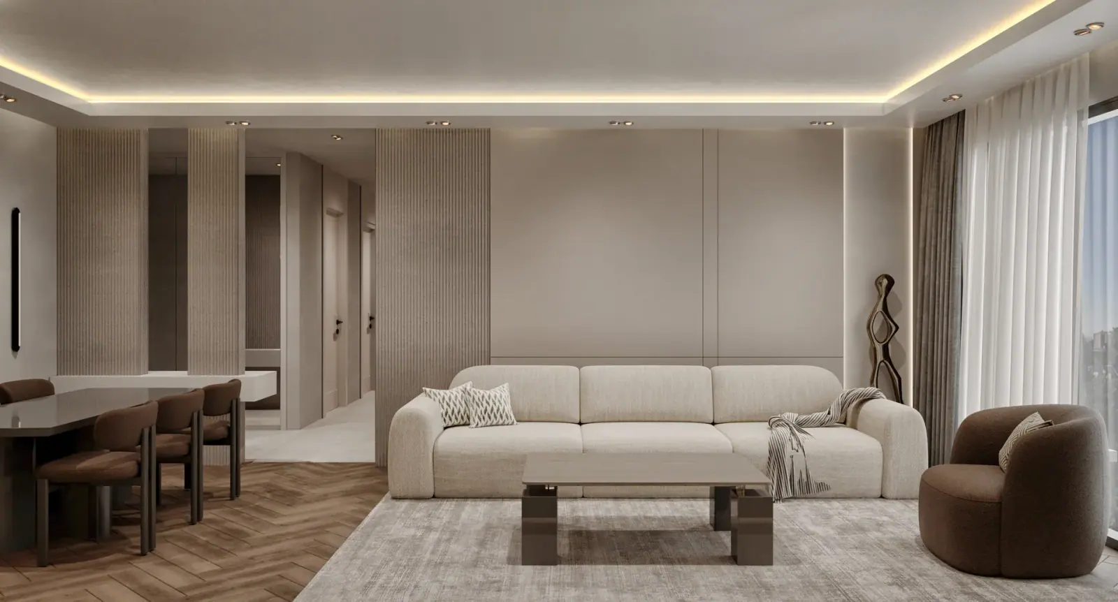 Living room and sofa — Demir Country, Beylikdüzü, Istanbul